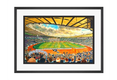 Hampden Park Stadium Fine Art Print - Scotland International Football